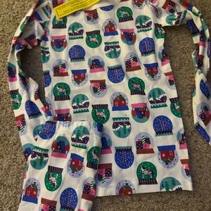 Hanna Anderson Festive Snow Globe Pajama Set